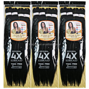 Vente en gros de cheveux ultra tressés pré-étirés de qualité supérieure 4X pour femmes noires |   Tresses de style <span class=keywords><strong>Expression</strong></span> 100% authentiques - Product Image 2