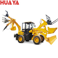 Nilai terbaik Backhoe Harga Murah 1 Ton 2 Ton 3 Ton CE sertifikasi ISO 4wd EPA Eur5 mesin Backhoe Loader untuk dijual