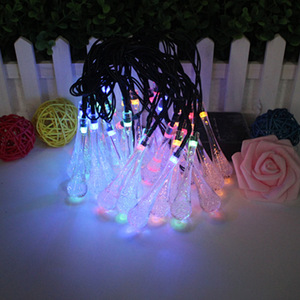 Guirlande lumineuse LED à énergie solaire IP65 étanche pour extérieur, <span class=keywords><strong>camping</strong></span>, <span class=keywords><strong>d</strong></span>écorations de Noël, cristaux colorés, design transfrontalier - Product Image 4