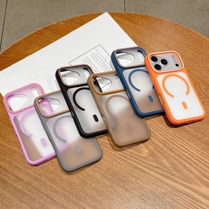 เคสโทรศัพท์มือถือแบบด้านรุ่นใหม่ล่าสุด พร้อมห่วงแม่เหล็กสำหรับ iPhone 17Air 16 promax 15plus 13 12 11 ป้องกันการกระแทก - Product Image 1