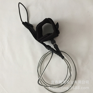 Correa de Seguridad para SUP, TPU de 5.5 mm, Núcleo Negro, Conector de Acero Inoxidable con Doble Rotación para Deportes Acuáticos con SUP Inflable - Product Image 2