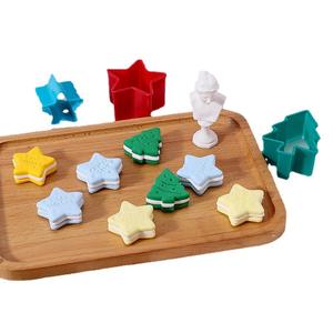 Juego de 5 Cortadores de Galletas, Cortadores de Masa <span class=keywords><strong>para</strong></span> Galletas, Sándwiches, Fondant, Pasteles, Frutas y Verduras de Diferentes Tamaños - Product Image 5