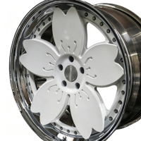 1 pièce Jantes en alliage d'aluminium forgé à déport profond 18-23 pouces 5x112 5x114.3 5x120 compatibles Audi Mercedes Tesla Nio Zeekr