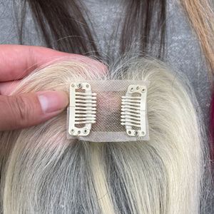 LONGFOR-Toupet à base mono en dentelle indienne pour femmes, longue durée, avec fermeture frontale, couvrant le front, noué à la main - Product Image 3