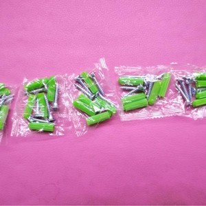 Kit de tubes d'expansion en plastique, vis de 55 mm avec bouchon en caoutchouc pour montage mural dans la salle de bain, installation facile - Product Image 1