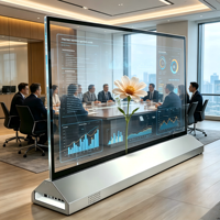 Paneles de Pantalla OLED Transparentes a Todo Color de Alta Transparencia para Tiendas Minoristas, Aeropuertos, Centros Comerciales, Pantallas Publicitarias, OEM SDK