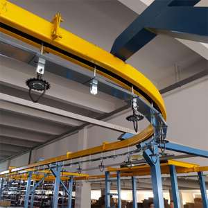 Aangepaste Zware Rail Automatische Schilderij Transportband Lijn Voor Het Schilderen Van Metalen Onderdelen Conform - Product Image 2