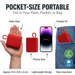 Haut-parleur portable <span class=keywords><strong>GO3</strong></span> 5.0 rechargeable sans fil avec carte TF 3W pour les voyages en plein air, le sport, la voiture, la maison - Product Image 2
