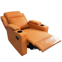 2026 Beliebte Maßgefertigte Leicht-Luxus PU-Leder Moderne Wohnzimmermöbel Multifunktionaler Klapptisch Smart-Sofa-Sets