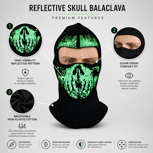 Diadema Deportiva con Diseño de Personajes de <span class=keywords><strong>Call</strong></span> of <span class=keywords><strong>Duty</strong></span> Black <span class=keywords><strong>Ops</strong></span> que Brilla en la Oscuridad, Ajustable, Térmica, para Viajes, Unisex, Adultos - Product Image 2