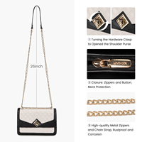 LOVEVOOK Nouveau Style Sacs à main de créateur pour femmes Cuir PU Sac à bandoulière élégant de luxe Sacoches et sacs à main 2023