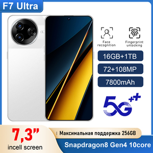 F7 Siêu 5G Ban Đầu Độ Nét Cao 108MP Máy Ảnh <span class=keywords><strong>Android</strong></span> 15 16GB Lưu Trữ 1TB Dual <span class=keywords><strong>Sim</strong></span> 90Hz Tốc Độ Làm Mới Toàn Cầu Hot Bán - Product Image 3