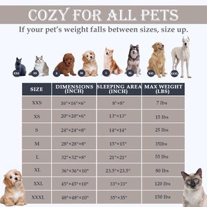 Camas para Mascotas Multifuncionales de Felpa Suave Lavable, Camas para Perros Grandes de Lujo, Ecológicas, Tipo Sofá - Product Image 5