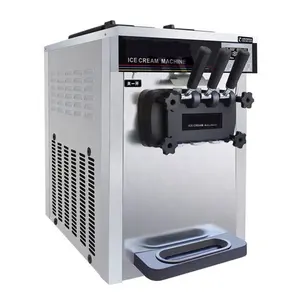 Commercial Quality Assured Three Flavors Soft Serve Ice Cream Machine for Sale