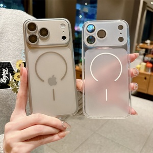 Funda Magnética para Teléfono en Color Caramelo para iPhone 17 Pro Max, Funda de Lujo Translúcida Mate para iPhone 11 - Product Image 4