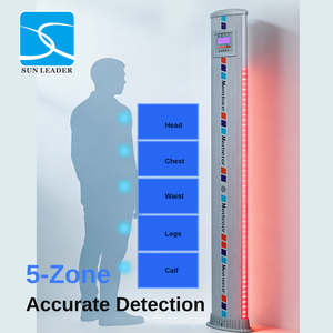 Détecteur <span class=keywords><strong>de</strong></span> métaux portable avec détection des deux côtés, 35 kg, ABS, résistant à l'eau, Wi-Fi activé pour <span class=keywords><strong>les</strong></span> contrô<span class=keywords><strong>les</strong></span> <span class=keywords><strong>de</strong></span> sécurité en métro - Product Image 5