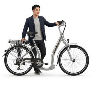 City Leisure Electric <strong>Bike</strong> 36V 250W 26-Inch Aluminum Alloy Frame 7-Speed Rear Hub Motor Range V-Brake 25km/h <strong>E</strong>-<strong>bike</strong> - Product Image 1
