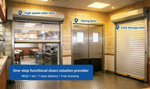 <span class=keywords><strong>Puerta</strong></span> Batiente de Doble Hoja de Acero Inoxidable para Cocina Industrial o Restaurante - Product Image 4