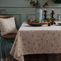 Nappes de Noël modernes de luxe en coton et lin non tissé, imprimées, résistantes à l'huile, pour restaurants, utilisation toutes saisons, logo personnalisé