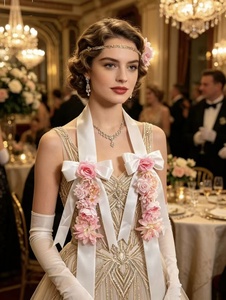 <span class=keywords><strong>Guirlande</strong></span> de fleurs tendance pour mariage, collier de remise de diplôme, <span class=keywords><strong>guirlande</strong></span> de rubans, cadeaux, couronne de fleurs artificielles, artiste floral d'<span class=keywords><strong>anniversaire</strong></span>, écharpes florales - Product Image 2