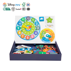 Enfants Intelligence Jouet Dessin Animé Papier <span class=keywords><strong>3D</strong></span> <span class=keywords><strong>Puzzle</strong></span> Magnétique Doux Jouet Papier <span class=keywords><strong>Horloge</strong></span> - Product Image 1