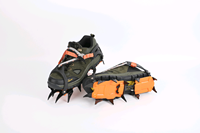 Crampons à glace professionnels 12 dents crampons antidérapants crampons à glace pour chaussure de botte de neige d'hiver