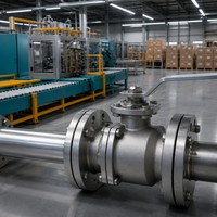 Válvula de Bola con Brida de Acero Inoxidable de 2 Piezas, ANSI 150, Resistente al Fuego, Alta Presión, Certificación CE, para Sistemas de Aceite, Gas y Agua, Directo de Fábrica
