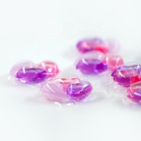 Capsules et billes de gel lessivielles écologiques et antibactériennes pour vêtements - Parfum longue durée, mousse abondante
