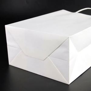 Sacs en papier kraft brun de différentes tailles pour restaurants, emballages portables pour poulet frit et salades pour enfants, avec poignée, 21*11*27, sacs en papier naturel - Product Image 5