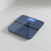 Báscula Digital de Suelo Inteligente para Hogar con Pantalla LED LCD de Vidrio Templado de 180kg y Precisión de 0.05kg, OEM Personalizable, Plástico ABS