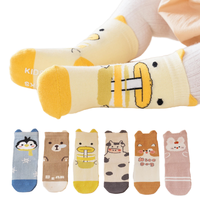 2025 automne hiver Collection mignon coton équipage chaussettes pour garçons filles avec Animal oreille papillon enfants tablette chaussettes bébé