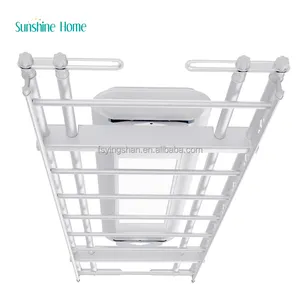 Smart Home Automation Electrical Supplies Foldable Laundry Clothes Pipe Aluminum Clothes Rack CE High El Clothes Rack System