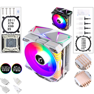 Qiuzaim thế hệ thứ 12 4/6 ống đồng argb shenguang đồng bộ 2011 CPU tản nhiệt 4pin im lặng 120mm Quạt AM5/1700/i5/X99 - Product Image 1