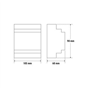 Interruttore di arresto di emergenza centralizzato Beghelli con telecomando 10,5x15,5x10 cm - Product Image 2