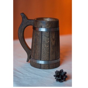 Tasse en bois artisanale très demandée, tasse naturelle pour café, thé, bière, jus, vaisselle rustique durable, disponible au meilleur prix - Product Image 5