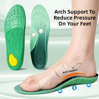 Semelles orthopédiques avec soutien de la voûte plantaire, coussinets de massage, inserts de chaussures absorbant les chocs pour pieds plats, fasciite plantaire, confort des pieds