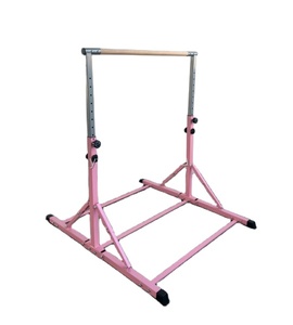 Barra per Ginnastica Personalizzabile con Altezza Regolabile, Attrezzatura per Allenamento Ginnico in Legno, Ideale per Bambini e Adolescenti, Limite di Peso 135kg - Product Image 1