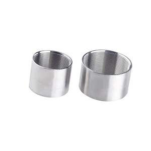 Stainless Steel Precision Machined Sanitary Welded Internal Thread <b>Pipe</b> Fittings 304 Grade Round Section - Product Image 2