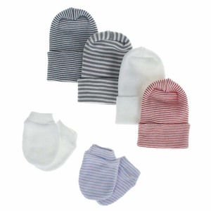 Conjunto de <span class=keywords><strong>gorro</strong></span> y manopla para bebé <span class=keywords><strong>recién</strong></span> <span class=keywords><strong>nacido</strong></span>, gorros de <span class=keywords><strong>Hospital</strong></span>, gorros infantiles, gorrito suave de doble capa para bebé - Product Image 2