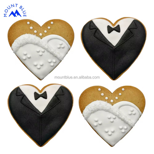 Galleta Decorada con Corazón de Chocolate al Mejor Precio, Galleta Dulce con Forma Perfecta, Deliciosa Galleta con Empaque Individual - Product Image 2