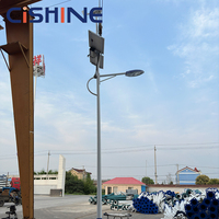 Poteau d'éclairage public extérieur LED hybride éolien-solaire Cishine, conception personnalisée, 6m, 8m, 9m, 10m, 12m, 30W, 60W, 90W
