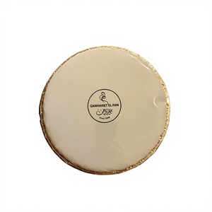Tête de tambour synthétique de remplacement Gawharet El Fan Durable Heavy-Duty 9" (22,8 cm) Sombaty Darbuka - Product Image 1