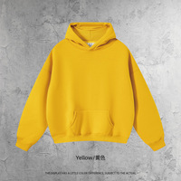 Sweat à capuche zippé en molleton bouclé de coton et élasthanne épais, thermique, coupe oversize, avec logo personnalisé, unisexe, streetwear d'hiver, ODM