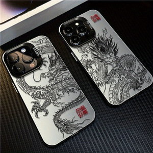Trung Quốc Phong Cách Rồng 3D Nổi <span class=keywords><strong>Iphone</strong></span> Trường Hợp Chống Sốc PC Điện Thoại Bìa Cho <span class=keywords><strong>Iphone</strong></span> 16 15 13 12 11 Loạt - Product Image 5