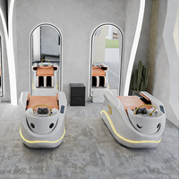 Chaise de massage japonaise AM16 pour le lavage des cheveux, station de spa capillaire avec vapeur, thérapie aquatique, lit de massage thaïlandais pour salon