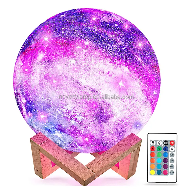 Lámpara de mesa personalizada para decoración del hogar, luz LED nocturna de ambiente táctil multicolor para niños, venta al por mayor