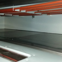 Oven Panggang Listrik 3 Dek 9 Loyang Industri Komersial Besar, Oven Roti 6 Loyang untuk Toko Roti, Restoran, Hotel