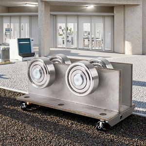 Diseño moderno de alta resistencia 4 ruedas de <span class=keywords><strong>carro</strong></span> Componentes de puerta corredera en voladizo de acero inoxidable <span class=keywords><strong>para</strong></span> 4 rodillos de ventana de puerta de coche <span class=keywords><strong>para</strong></span> - Product Image 2