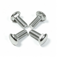 Boulon à tête ronde et col carré en acier inoxydable 304 DIN603 pour support solaire, clôture et mobilier