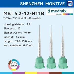 MBT4.2-12-N11B Dental MIXPAC Mixing Tube Is Suitable For Impression/root Canal Closure/filler Material Mixing